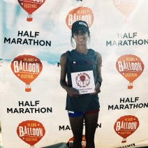 3rd Place Overall in the Plano Balloon Half Marathon